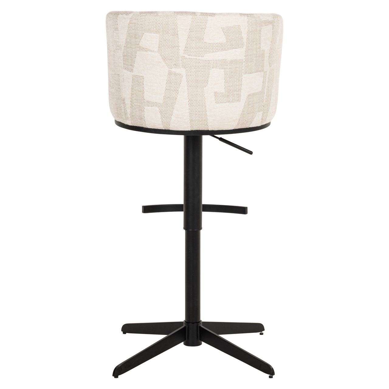 Barstoel Cheyenne graffic draaibaar beige - Afbeelding 14