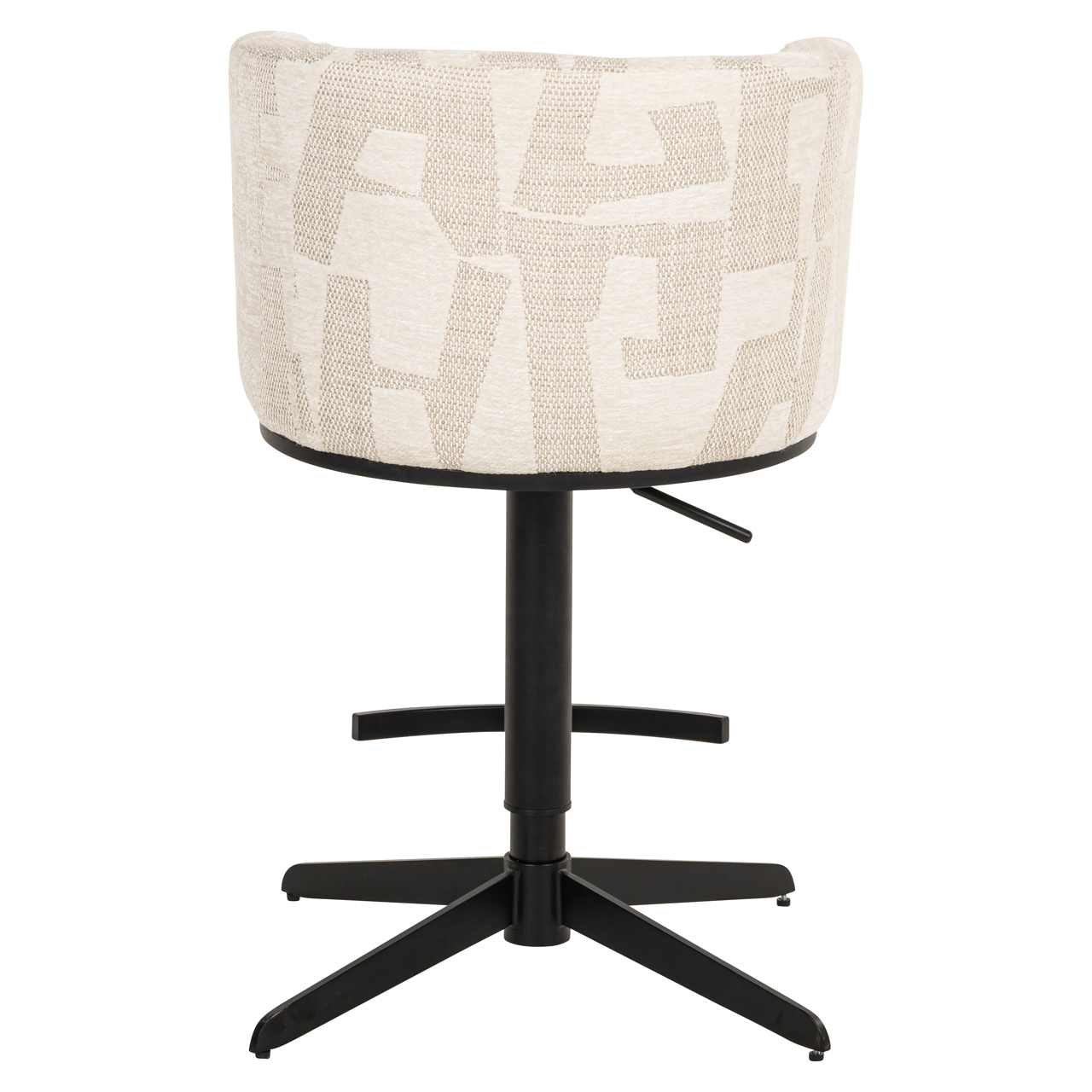 Barstoel Cheyenne graffic draaibaar beige - Afbeelding 10