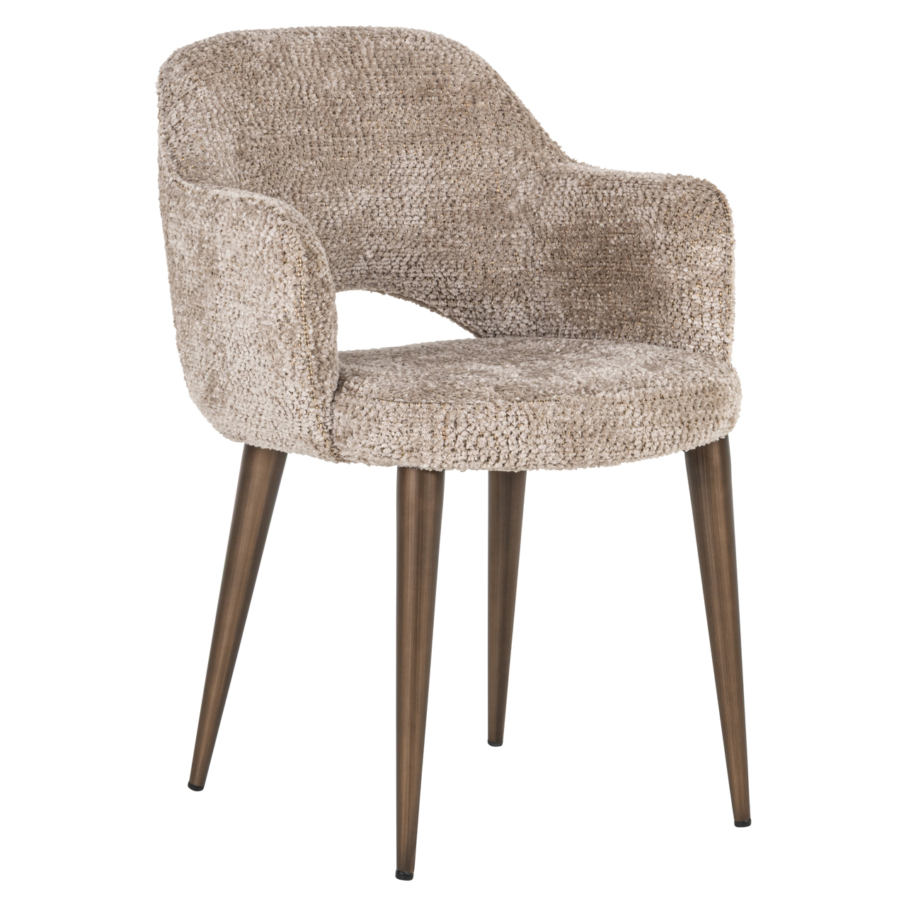 Eetkamerstoel Delphina lovely brandvertragend naturel - Afbeelding 2