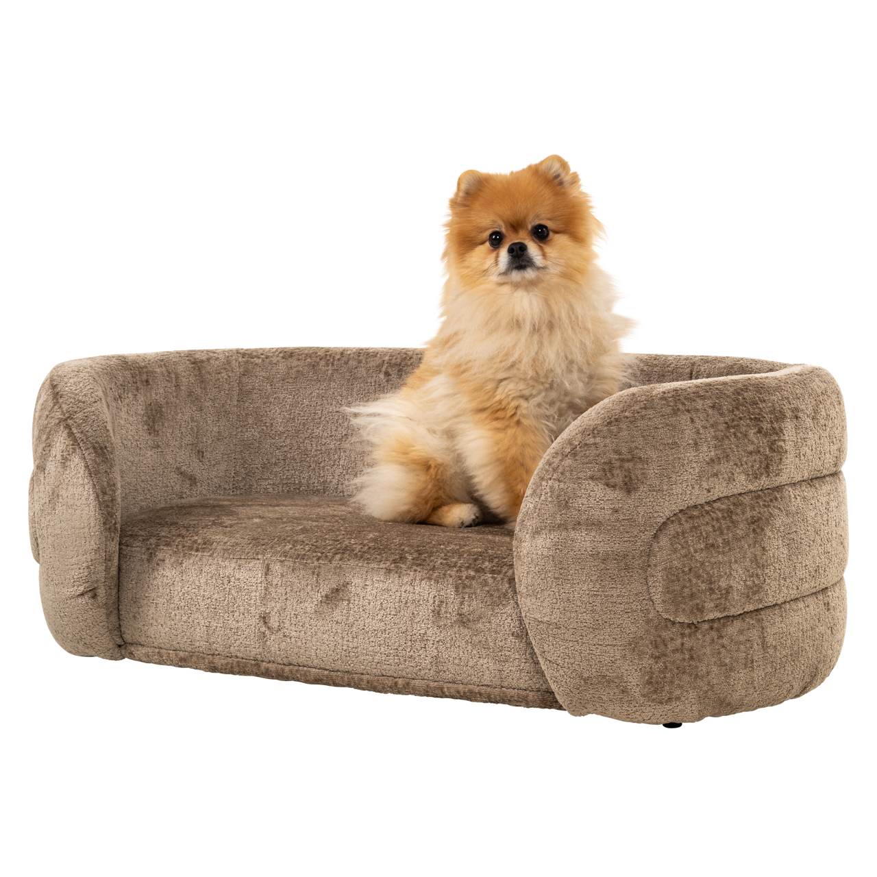 Hondenbed Bingo taupe chenille - Afbeelding 5