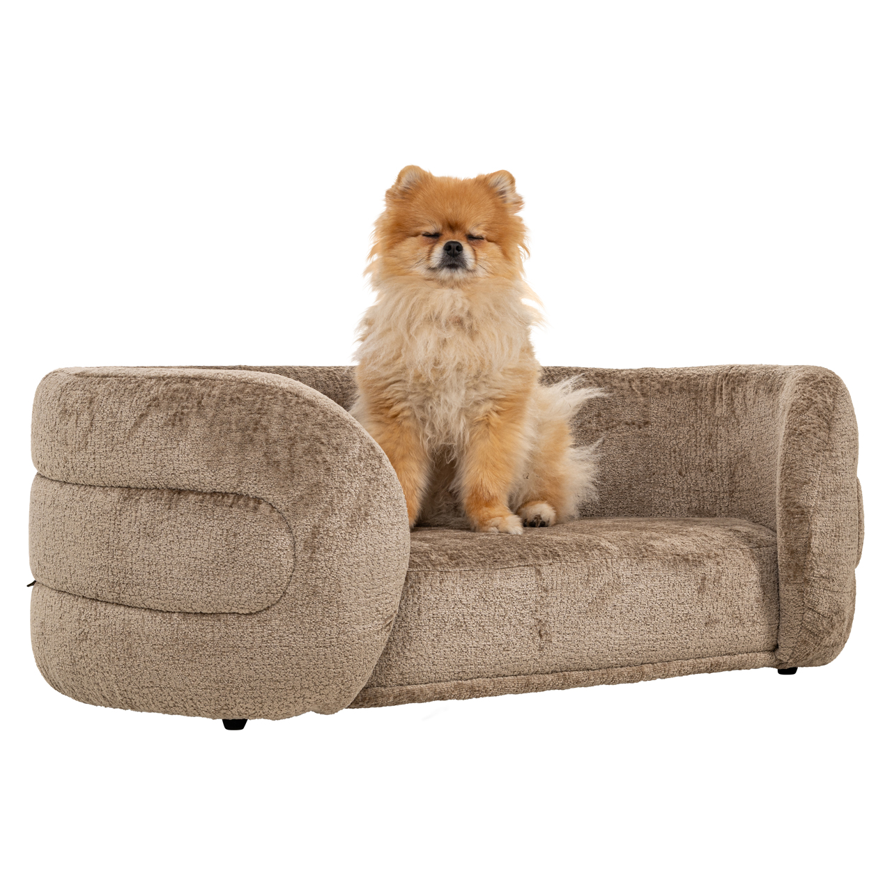 Hondenbed Bingo taupe chenille - Afbeelding 10
