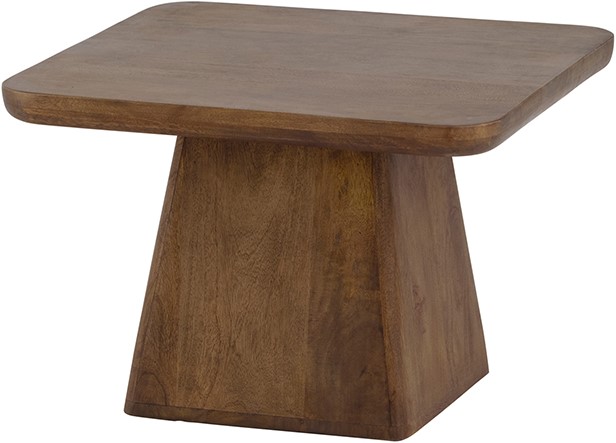Salontafel Walnut bruin mangohout 60 cm