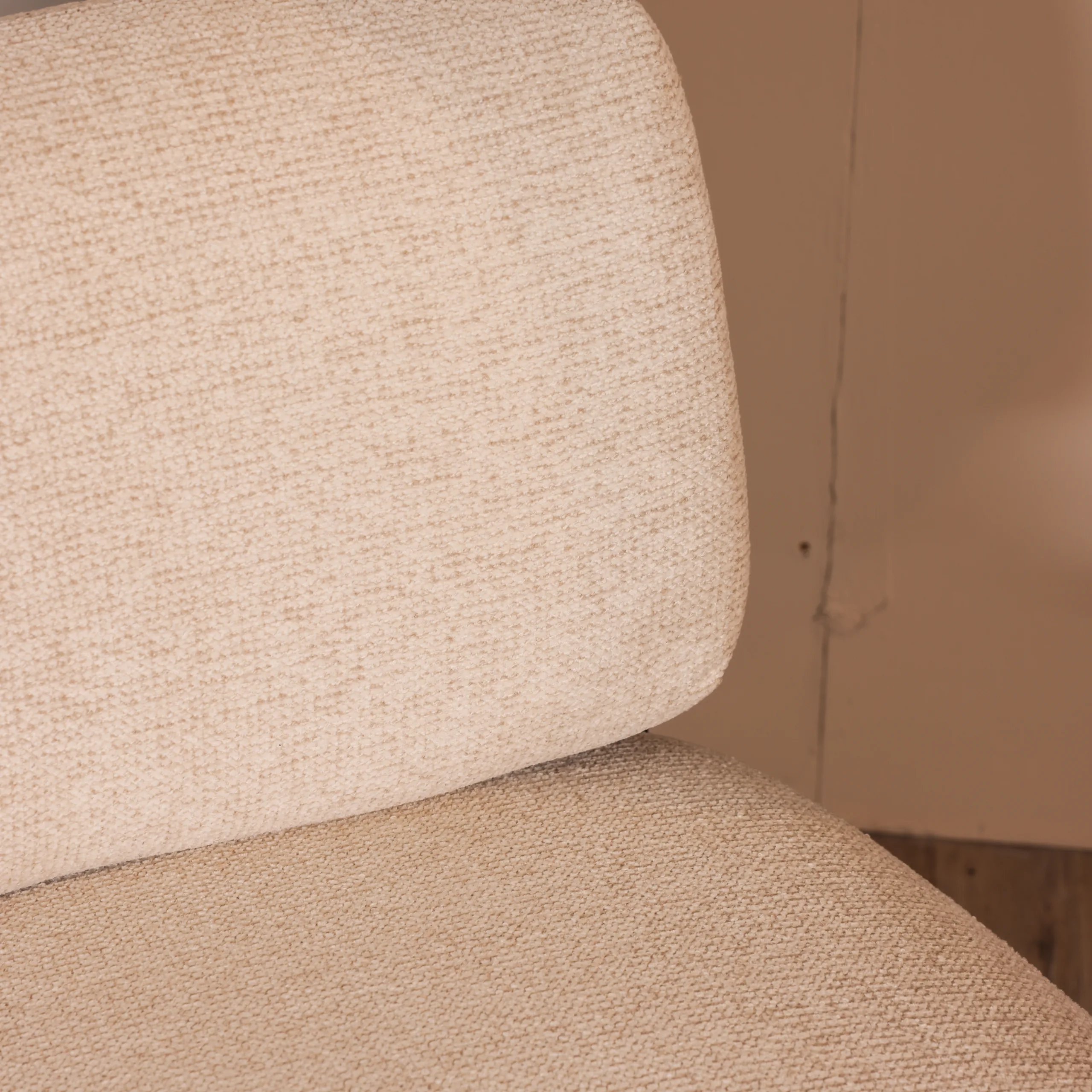 Fauteuil Skandi - Geweven stof - Beige - Afbeelding 7