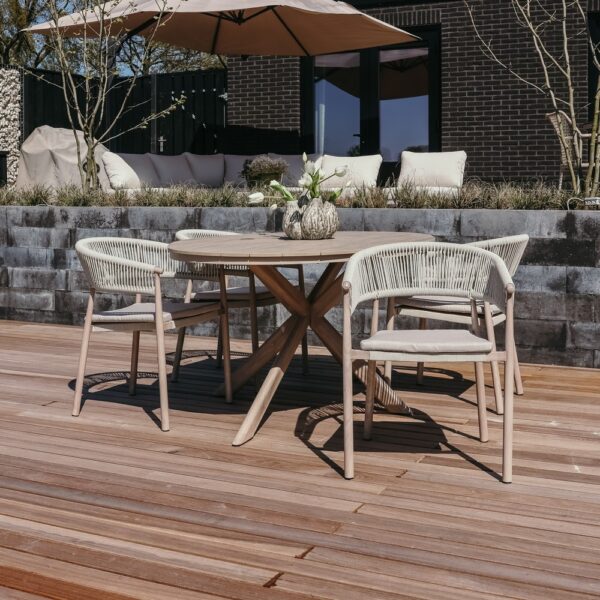 Tuintafel Milaan creme