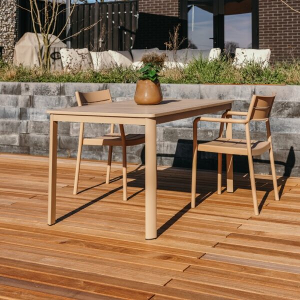 Tuintafel Saar beige 140 cm