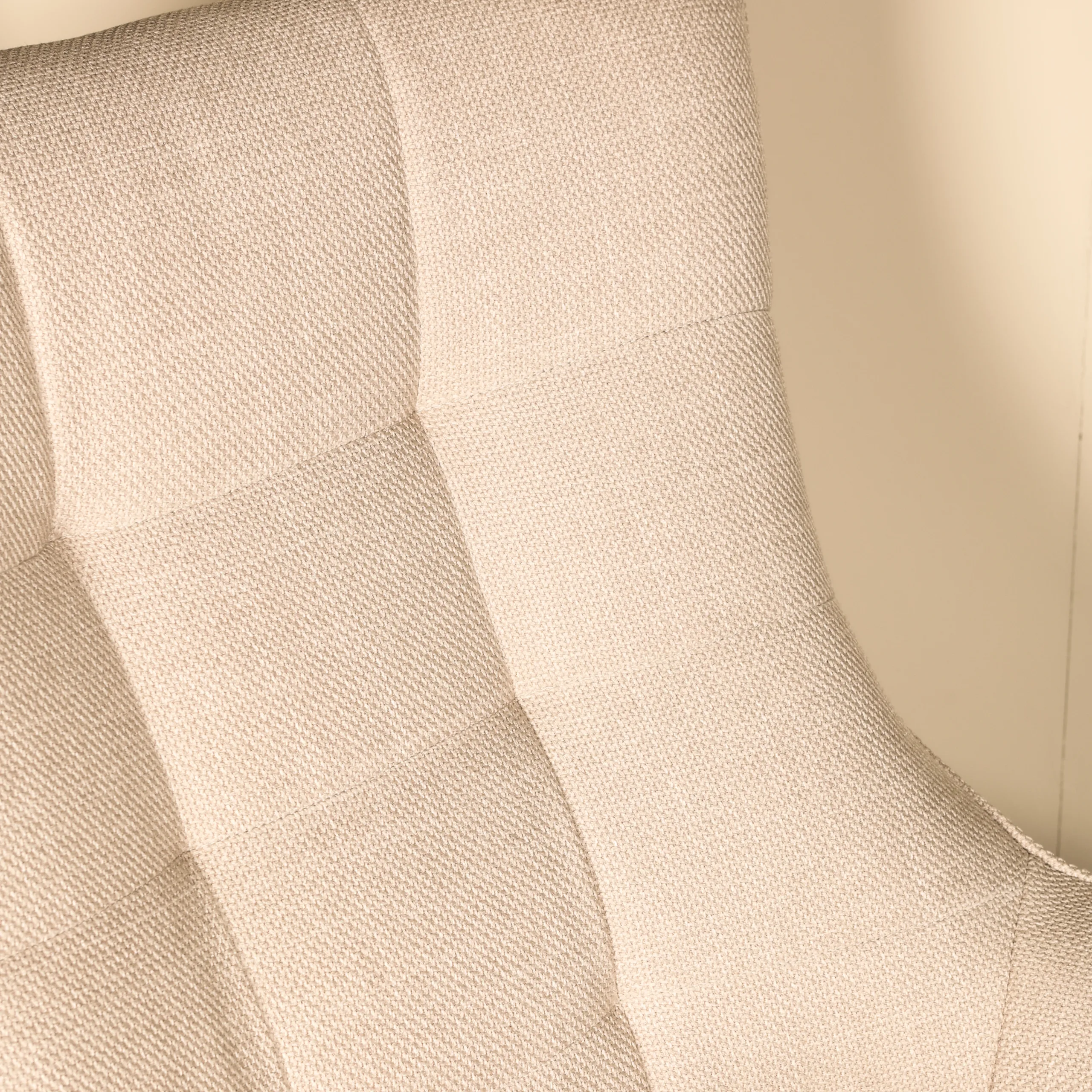 Fauteuil Verona - Geweven Stof - Creme - Afbeelding 2