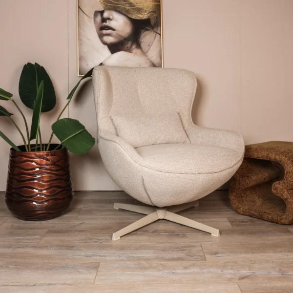 Loungestoel Vince beige