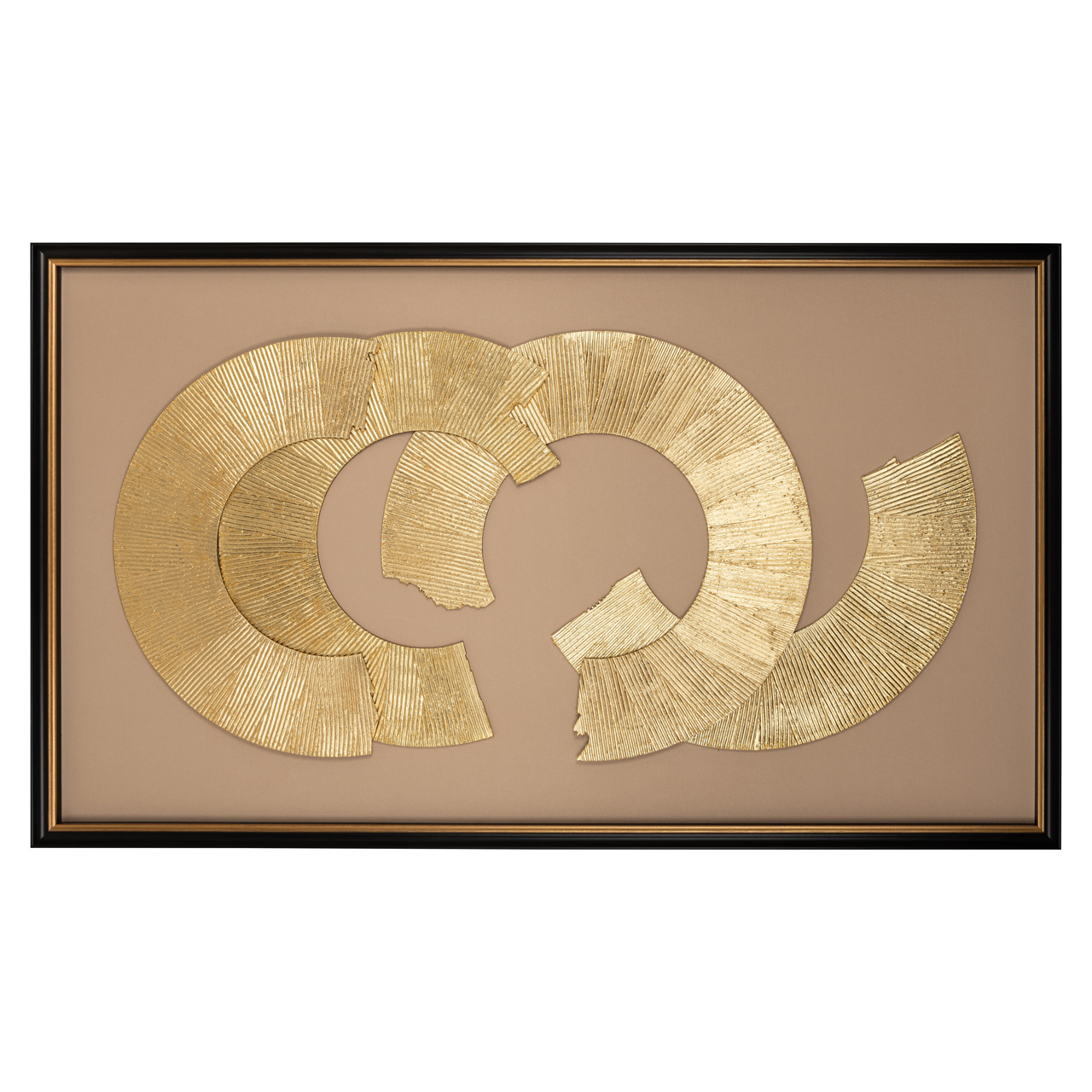 Wanddecoratie Eden zwart/goud