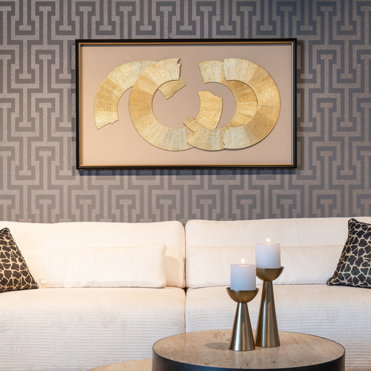 Wanddecoratie Eden zwart/goud - Afbeelding 4