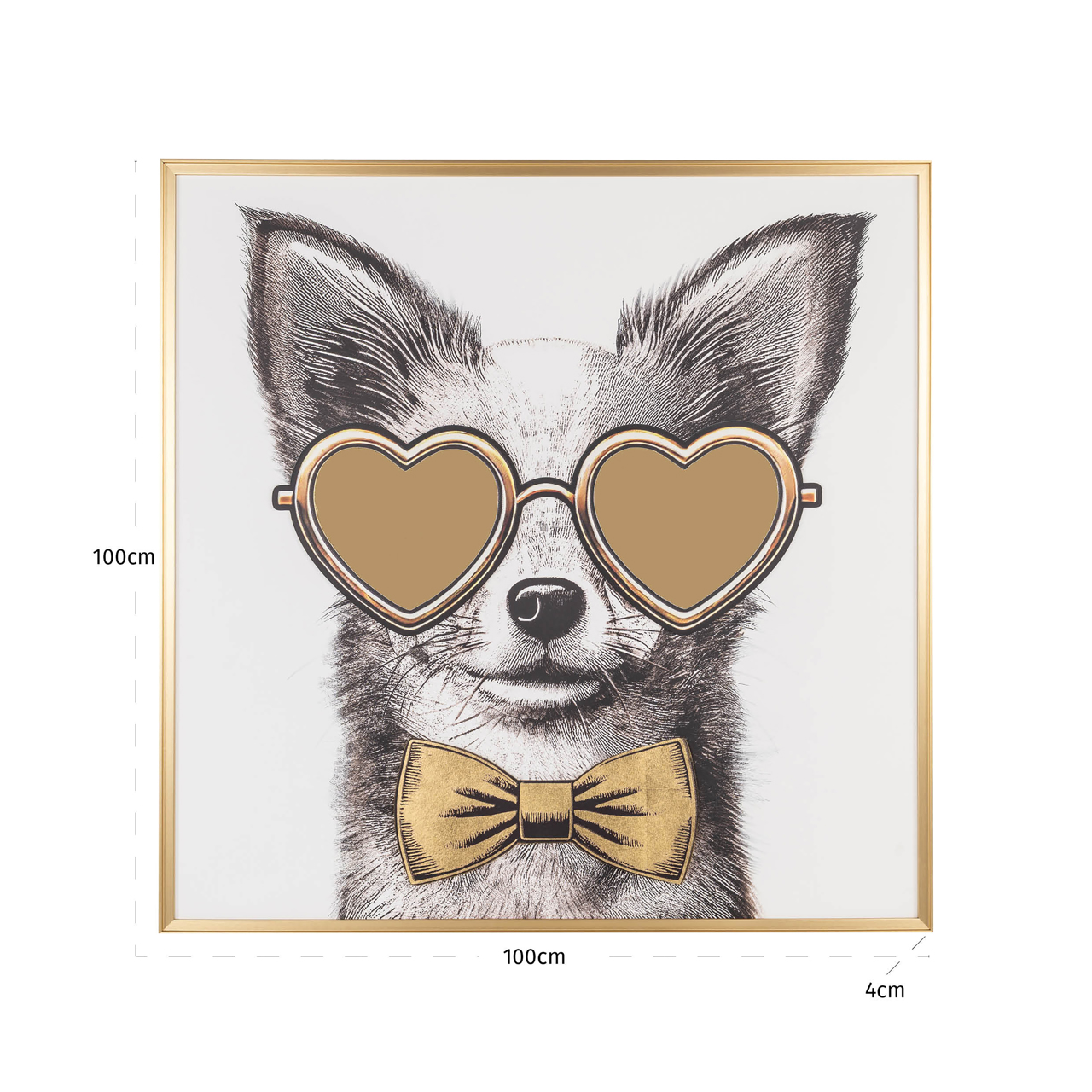 Wanddecoratie Bodhy zwart/goud - Afbeelding 4