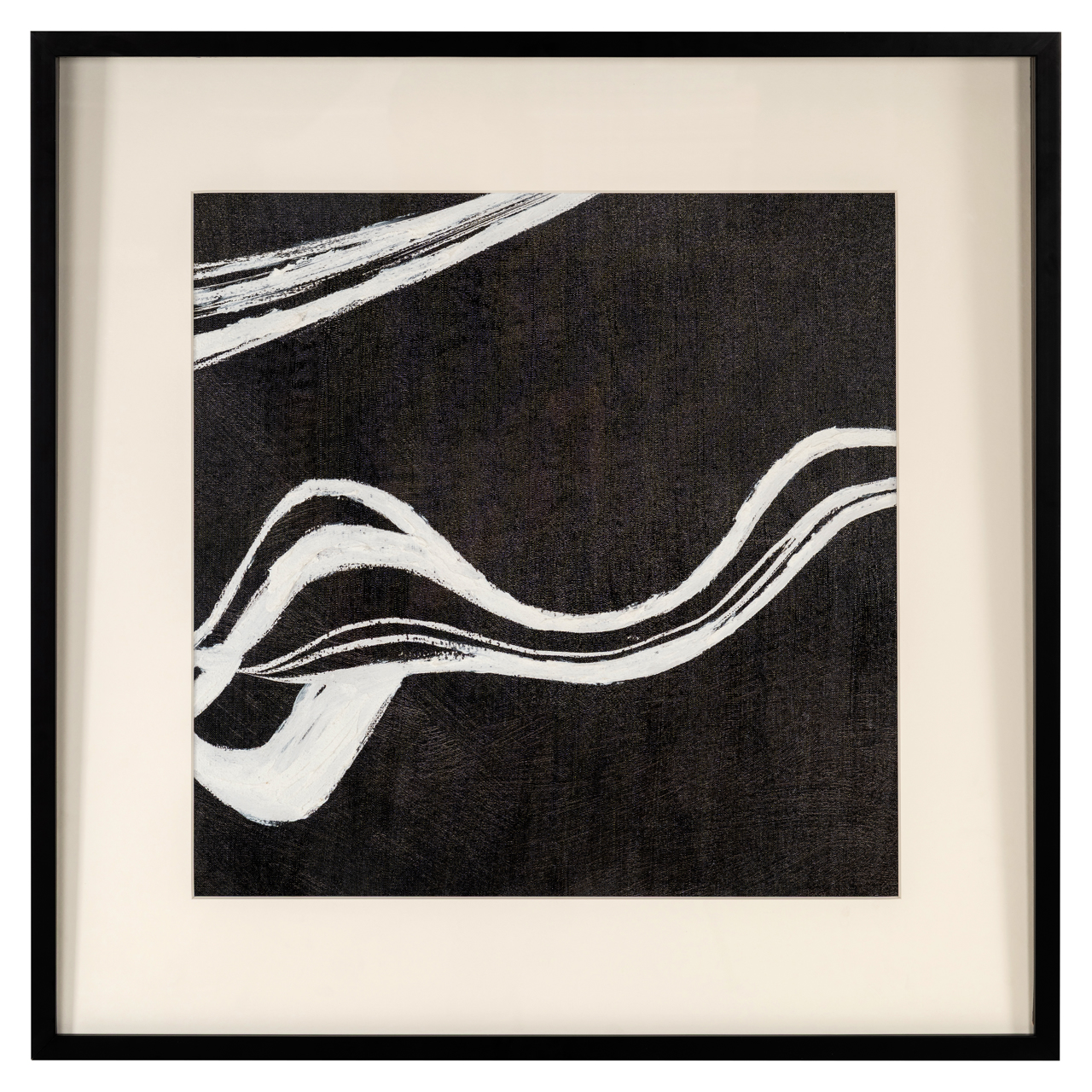 Wanddecoratie Jozra zwart/wit