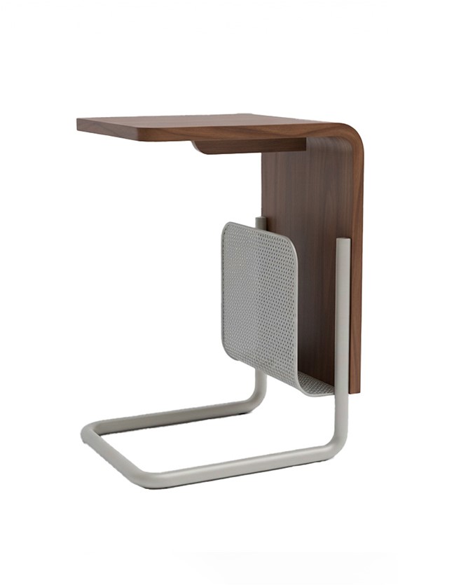 Laptoptafel Saba laptoptafel met metalen tijdschriftenhouder