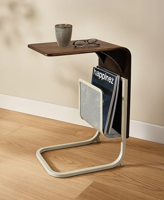 Laptoptafel Saba laptoptafel met metalen tijdschriftenhouder - Afbeelding 2