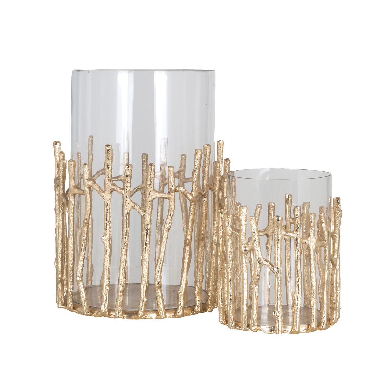 Windlicht Loretta gold small - Afbeelding 2
