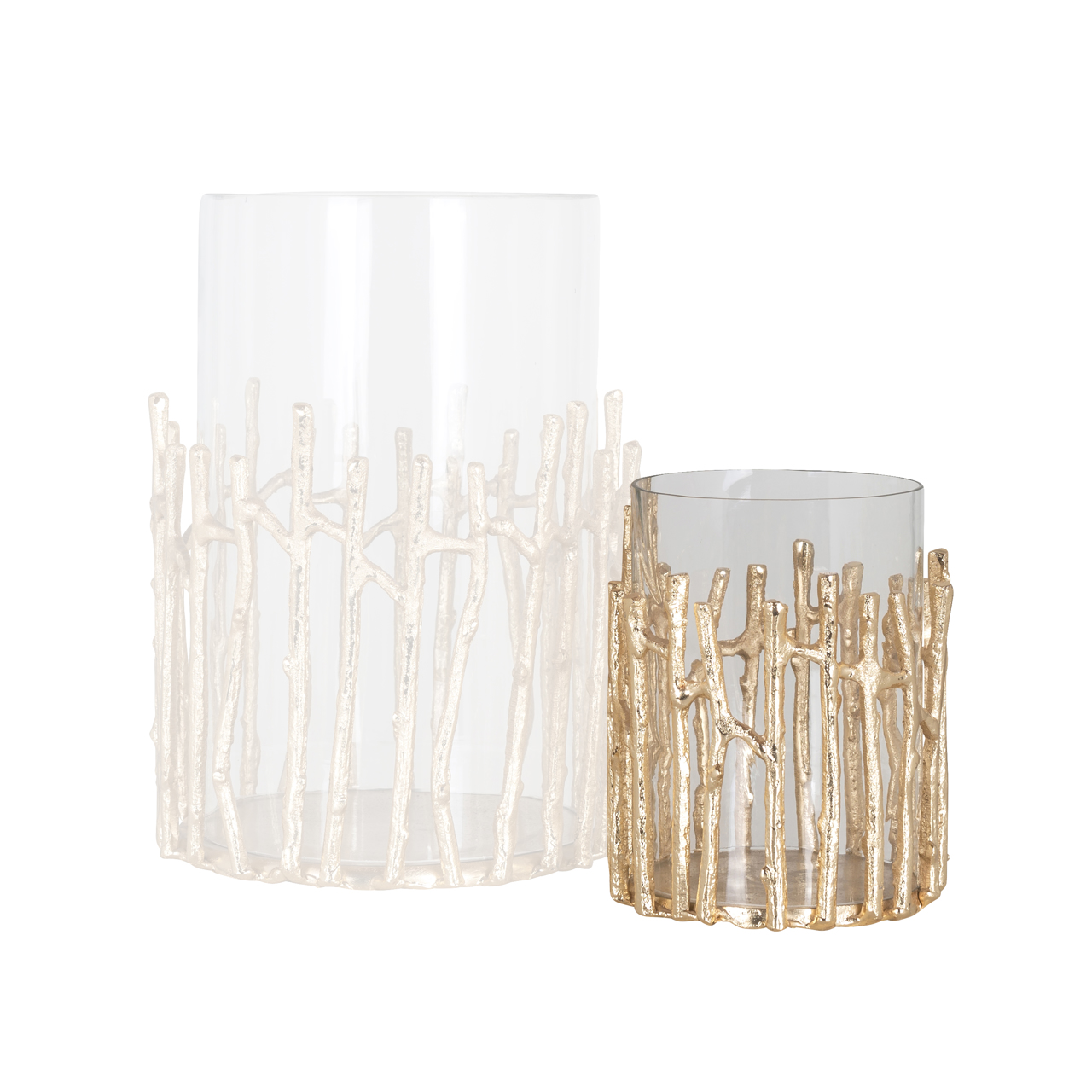Windlicht Loretta gold small - Afbeelding 3