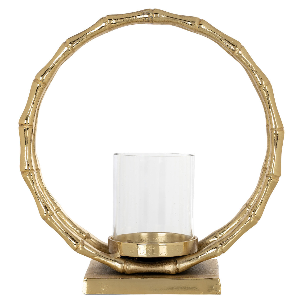 Windlicht Merlyn gold large - Afbeelding 3
