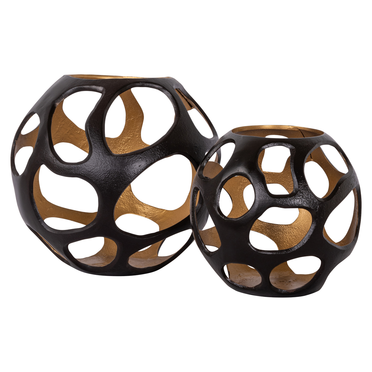 Windlicht Alysia small bruin - Afbeelding 3
