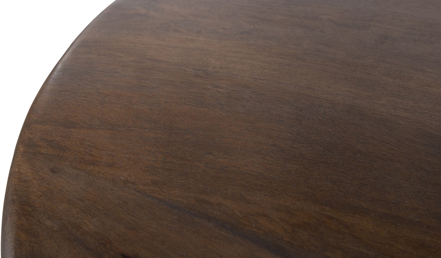 Salontafel Walnut bruin mangohout Ø80 cm - Afbeelding 4