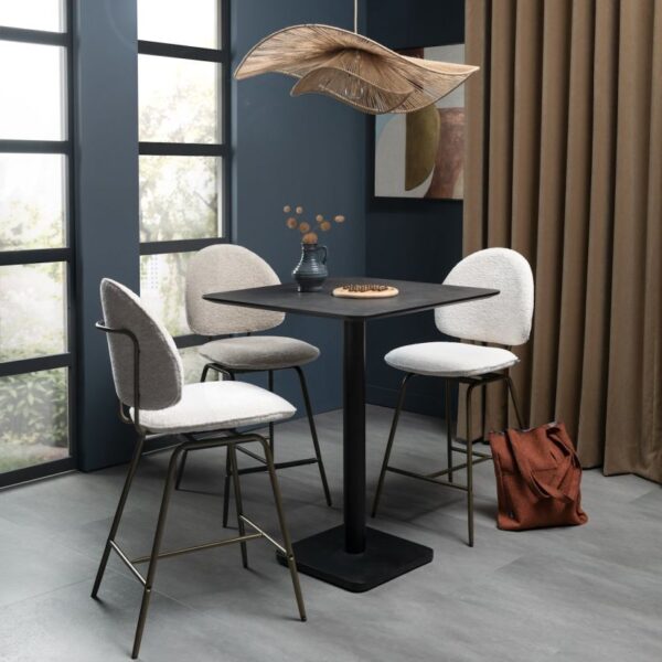 Brest bartafel stone anthracite 75x75cm