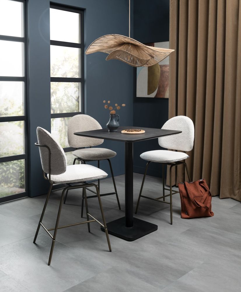 Brest bartafel stone anthracite 75x75cm