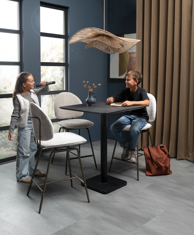 Brest bartafel stone anthracite 75x75cm - Afbeelding 2