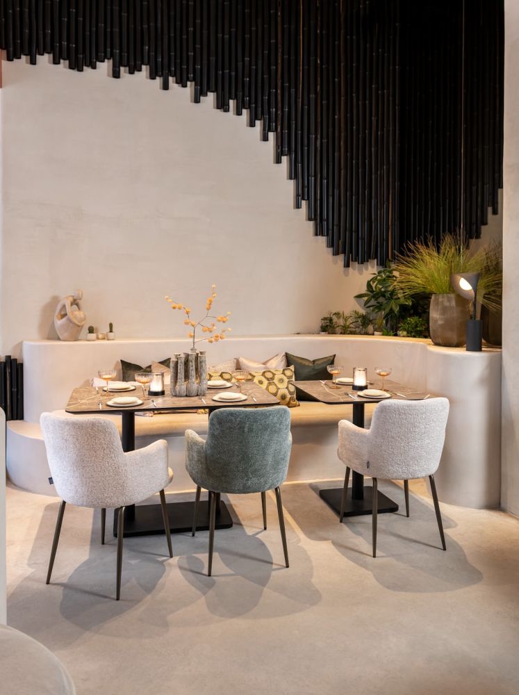 Brest bistrotafel marble light grey 120x75cm - Afbeelding 4