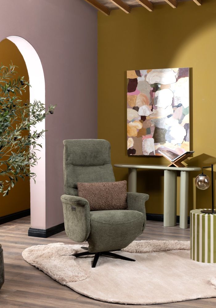 Twistello, relax-fauteuil - 2-motoren - aanpasbare hoofdsteun - stof Vada - Afbeelding 3