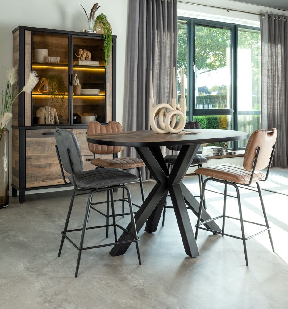 Sardinie, bartafel ovaal 140 x 98 cm (hoogte: 92 cm) - Afbeelding 3