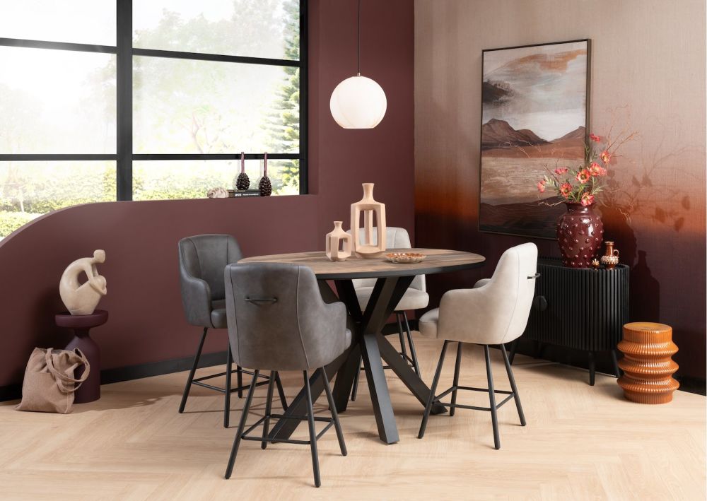 Sardinie, bartafel ovaal 140 x 98 cm (hoogte: 92 cm) - Afbeelding 5