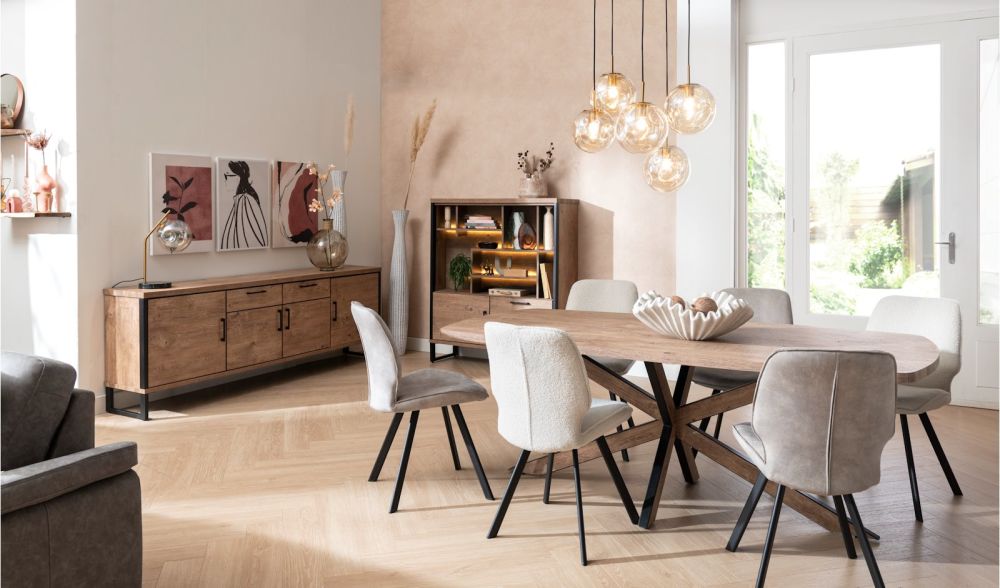 Pantin, roomdivider 8-niches + 6-wijnrekken - Afbeelding 4