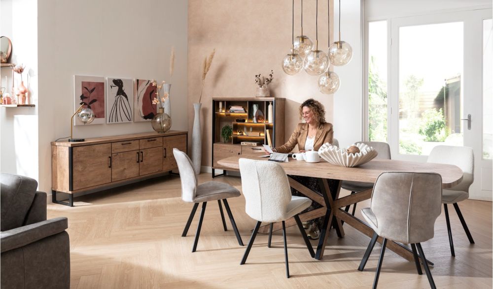 Pantin, roomdivider 8-niches + 6-wijnrekken - Afbeelding 5