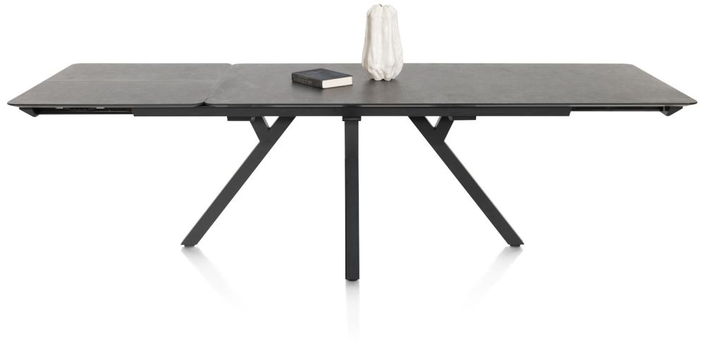 Perth, uitschuiftafel 170 (+ 60 cm.) x 100 cm - uitschuif uiteinde