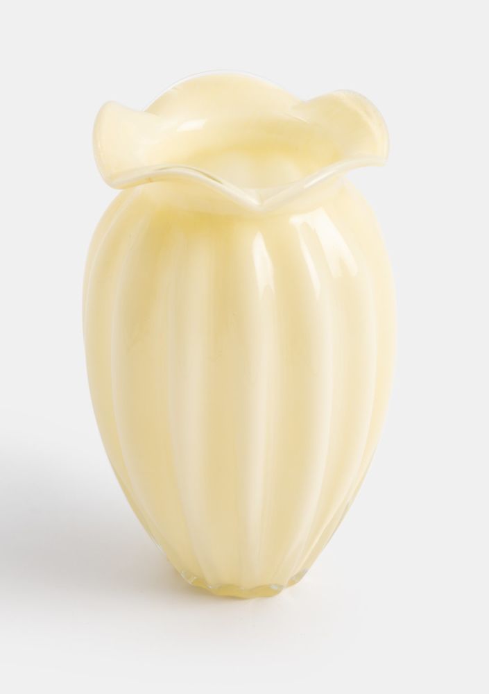 image Aveline vaas h35cm - Geel