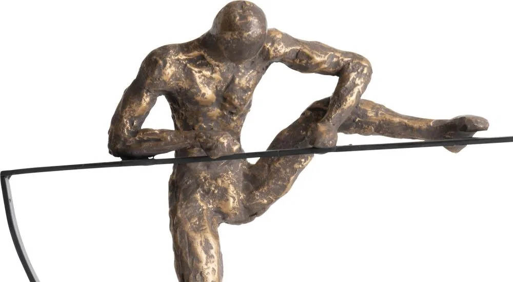 Climbing beeld H33cm - Goud - Afbeelding 2