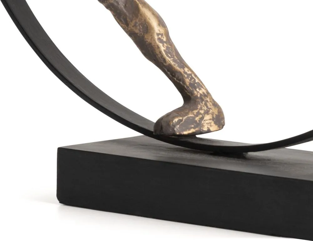 Climbing beeld H33cm - Goud - Afbeelding 3