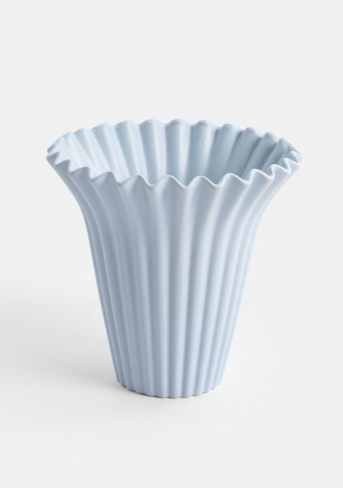 image Alisha vaas h30cm - Blauw