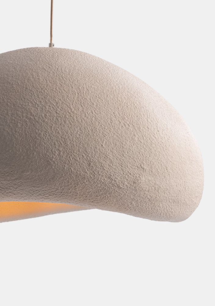Isha hanglamp 1*e27 - Cremekleurig - Afbeelding 3