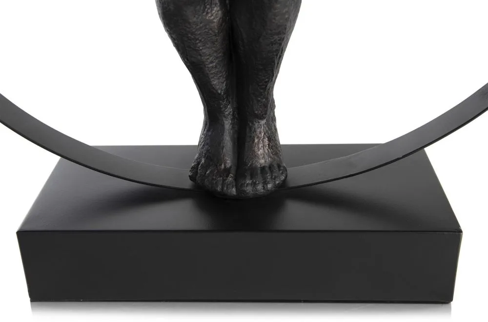 Circle Man beeld H58cm - Zwart - Afbeelding 4