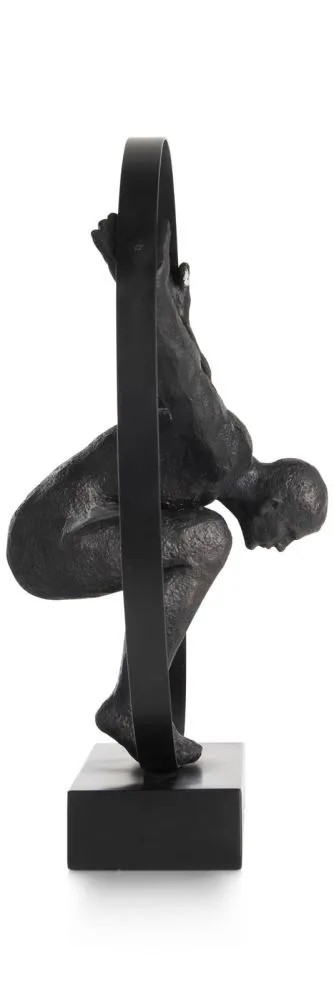 Circle Man beeld H58cm - Zwart - Afbeelding 6