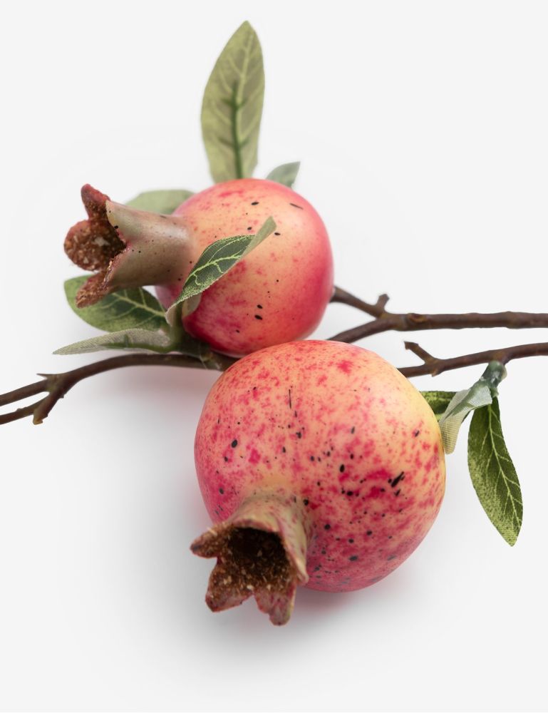 Pomegranate kunstbloem H82cm - Rood - Afbeelding 3