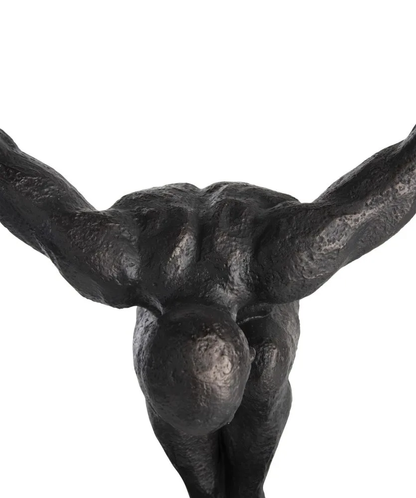 Circle Man beeld H58cm - Zwart - Afbeelding 8