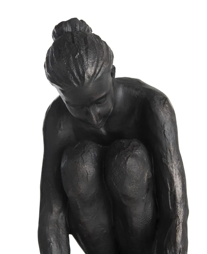 Circle Lady beeld H54cm - Zwart - Afbeelding 3