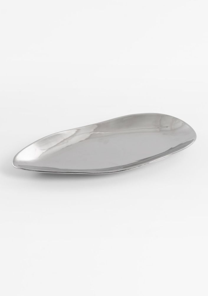 Lisette schaal 21x47cm - Zilver