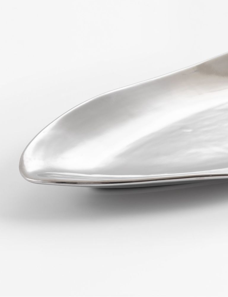 Lisette schaal 21x47cm - Zilver - Afbeelding 2