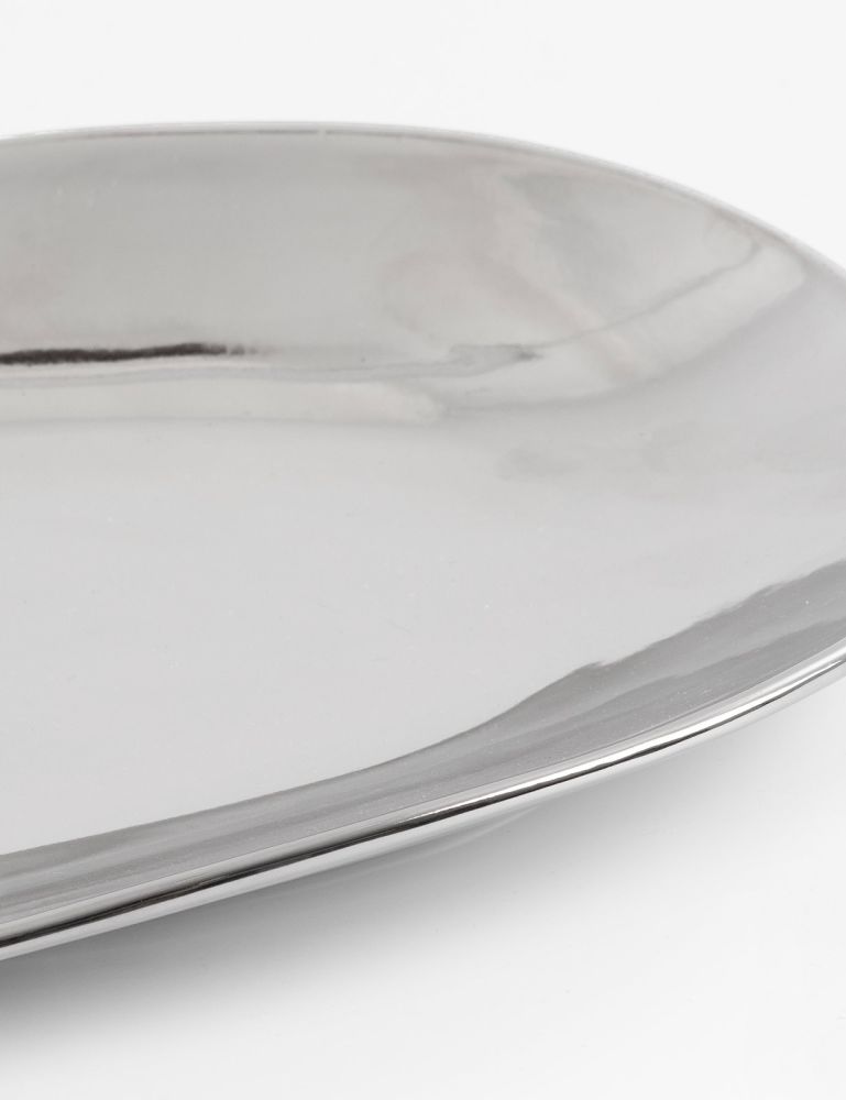 Lisette schaal 21x47cm - Zilver - Afbeelding 3