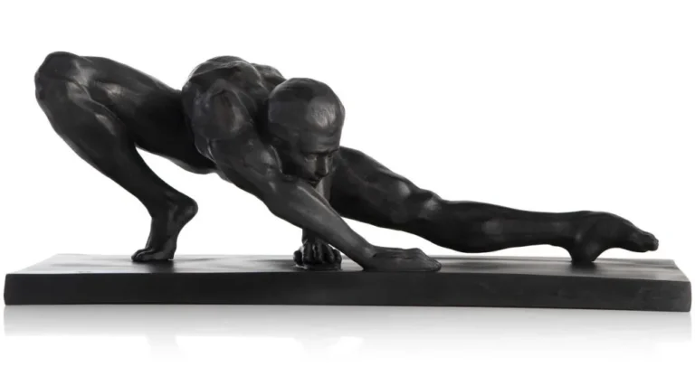 image-1819-jpg Stretching beeld H19cm - Zwart