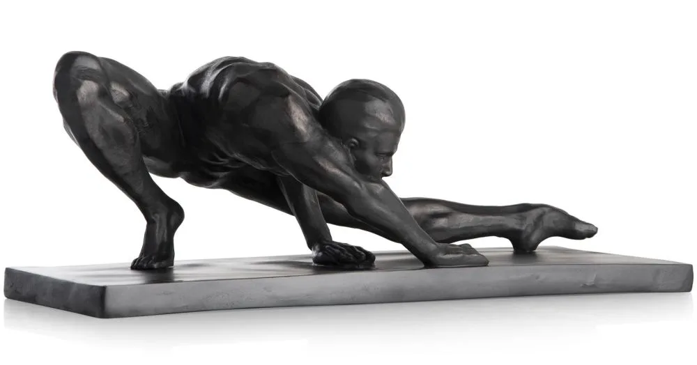 Stretching beeld H19cm - Zwart - Afbeelding 2