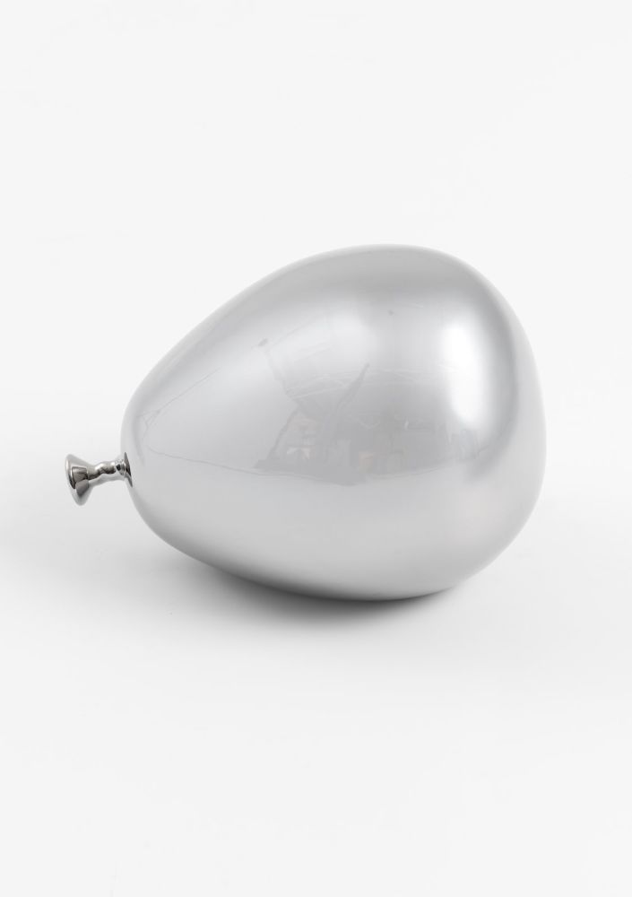 Balloon beeld H17cm - Zilver - Afbeelding 3