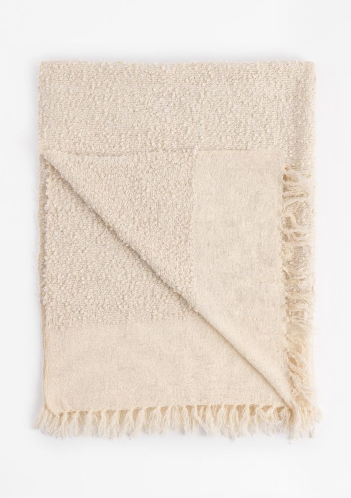 Snow plaid 130x170cm - Wit