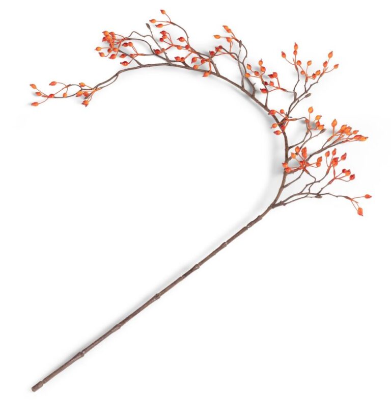 image-1843 Rosehip mini vine kunstbloem 105cm - Oranje